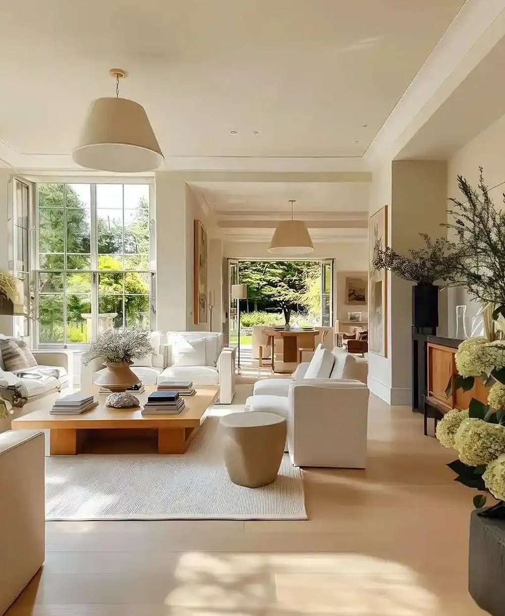 Soft furnishings — sofas, lighting and home decor sourced by Felix Deco